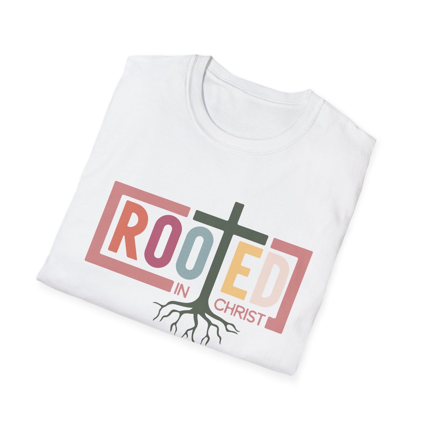 Rooted in Christ Shirt – Christian Faith Tee for Women