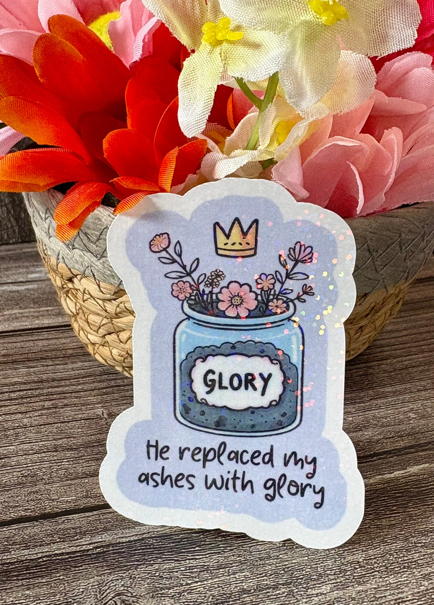 Christian Healing Sticker Pack | Redeemed & Restored Faith Stickers | Bible Encouragement Stickers | Christian Gift