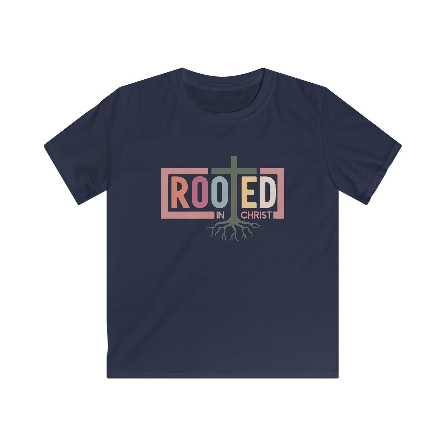 Rooted in Christ Kids Shirt – Christian Faith Tee for Girls