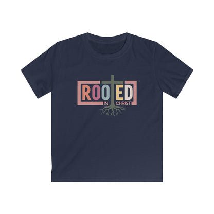 Rooted in Christ Kids Shirt – Christian Faith Tee for Girls