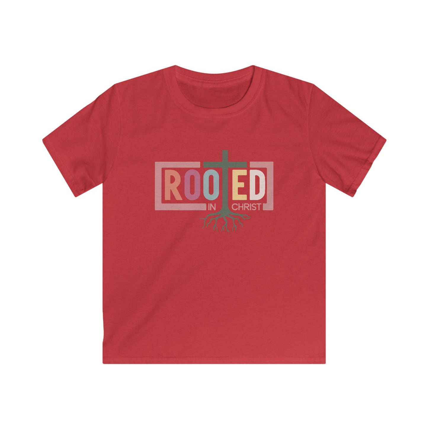 Rooted in Christ Kids Shirt – Christian Faith Tee for Girls