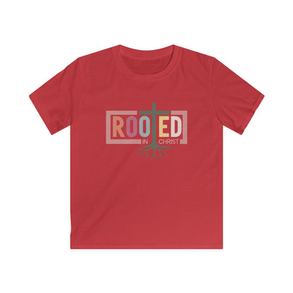 Rooted in Christ Kids Shirt – Christian Faith Tee for Girls