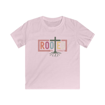 Rooted in Christ Kids Shirt – Christian Faith Tee for Girls