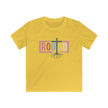 Rooted in Christ Kids Shirt – Christian Faith Tee for Girls