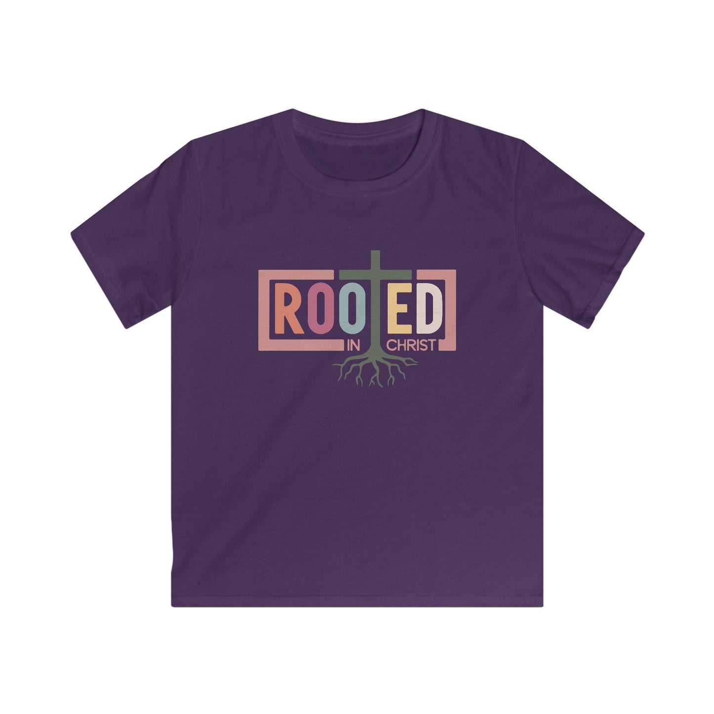 Rooted in Christ Kids Shirt – Christian Faith Tee for Girls