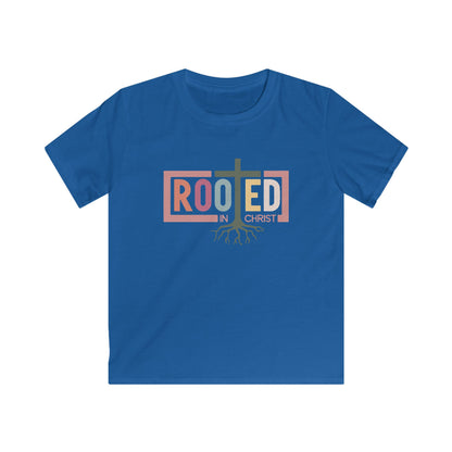 Rooted in Christ Kids Shirt – Christian Faith Tee for Girls