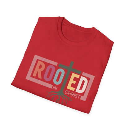 Rooted in Christ Shirt – Christian Faith Tee for Women