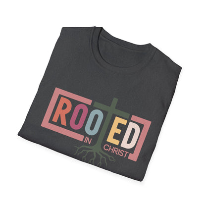 Rooted in Christ Shirt – Christian Faith Tee for Women