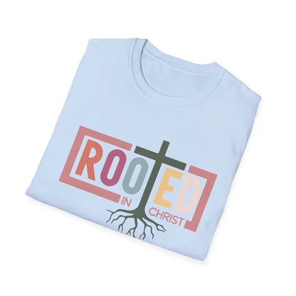 Rooted in Christ Shirt – Christian Faith Tee for Women