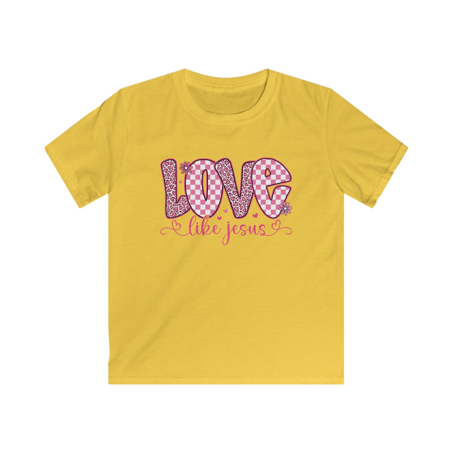 Love Like Jesus Kids Shirt – Christian Girl Faith Tee