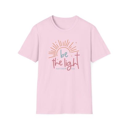Be the Light Shirt – Matthew 5:14 Christian Tee for Women
