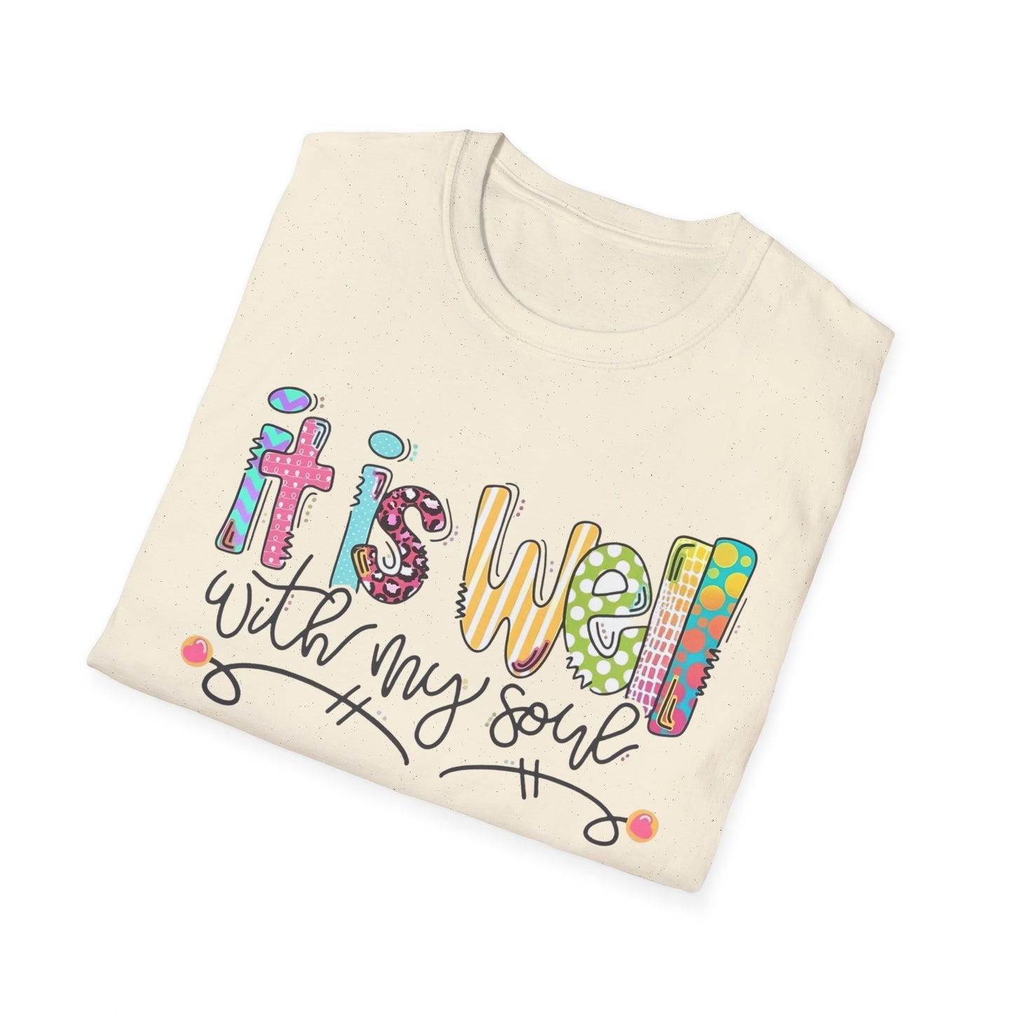 It Is Well With My Soul Shirt – Christian Faith Tee for Women