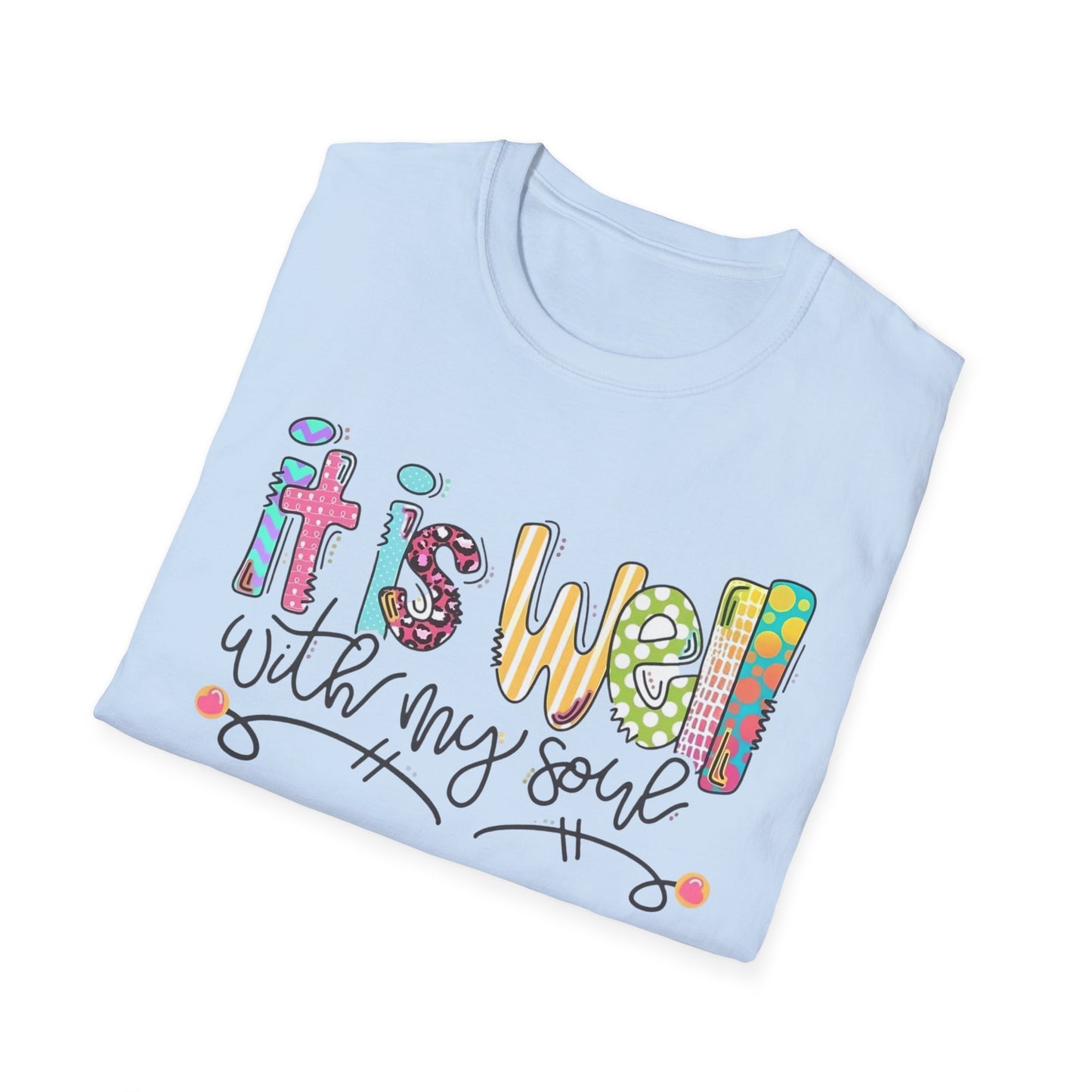 It Is Well With My Soul Shirt – Christian Faith Tee for Women