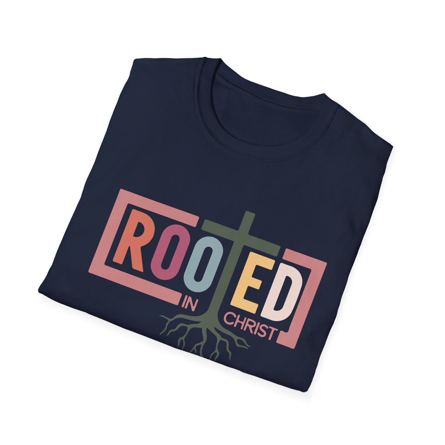 Rooted in Christ Shirt – Christian Faith Tee for Women