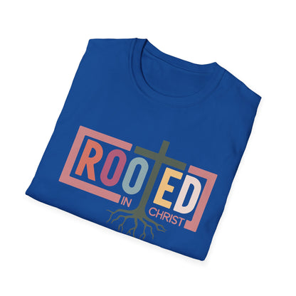 Rooted in Christ Shirt – Christian Faith Tee for Women