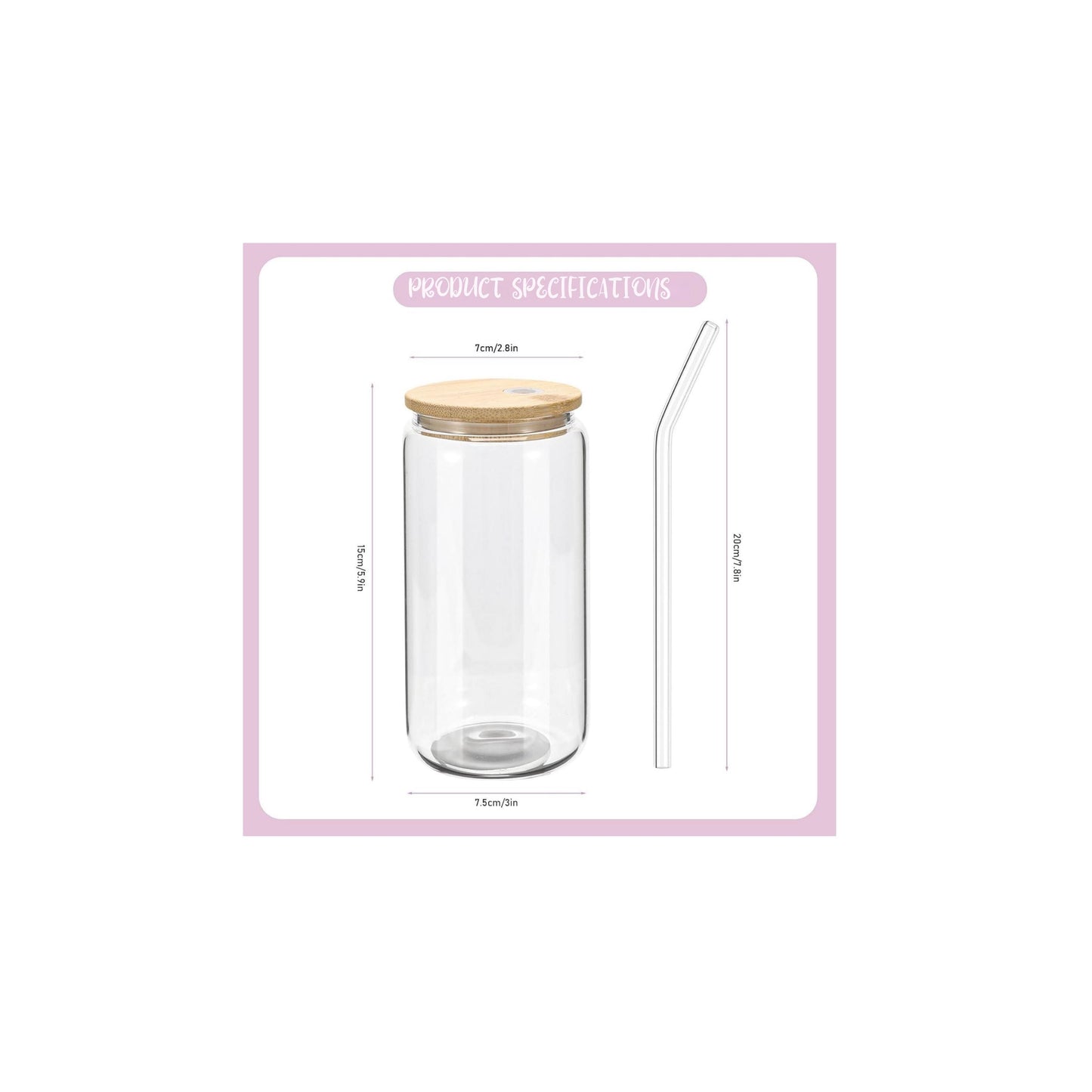 All I Need Is Coffee and Jesus Glass Tumbler | Christian Coffee Cup with Bamboo Lid & Straw | Faith Gift for Women