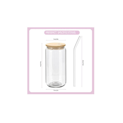 All I Need Is Coffee and Jesus Glass Tumbler | Christian Coffee Cup with Bamboo Lid & Straw | Faith Gift for Women