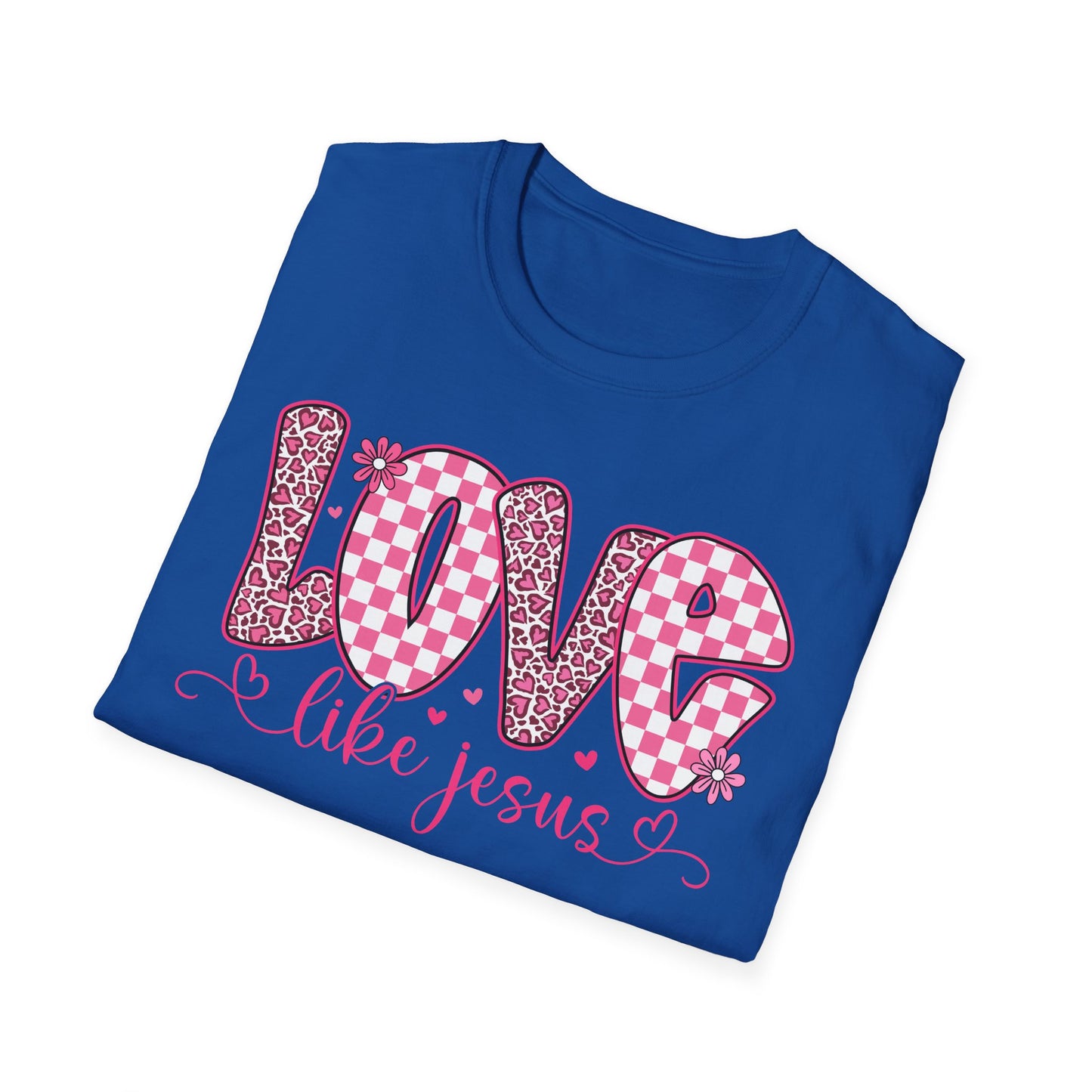 Love Like Jesus Shirt – Christian Valentine Tee for Women