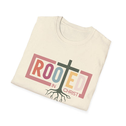 Rooted in Christ Shirt – Christian Faith Tee for Women