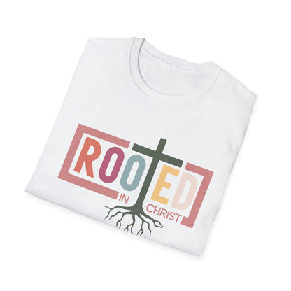 Rooted in Christ Shirt – Christian Faith Tee for Women