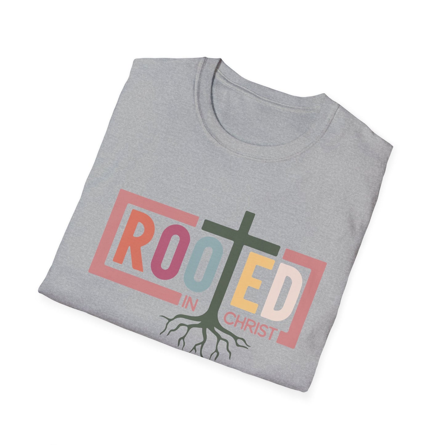 Rooted in Christ Shirt – Christian Faith Tee for Women