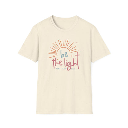 Be the Light Shirt – Matthew 5:14 Christian Tee for Women