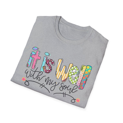 It Is Well With My Soul Shirt – Christian Faith Tee for Women