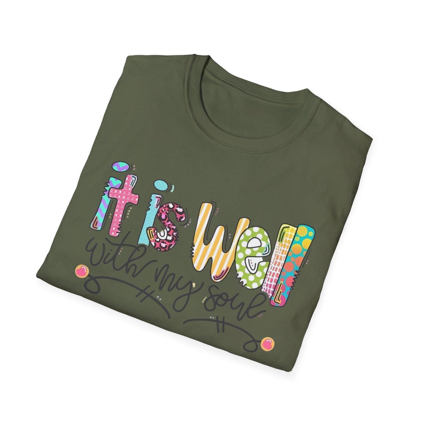 It Is Well With My Soul Shirt – Christian Faith Tee for Women