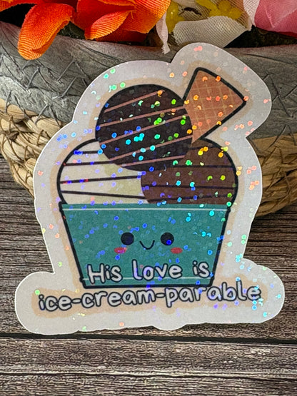 Funny Christian Pun Sticker Pack | Cute Faith Food Stickers | Bible Humor Stickers | Waterproof Christian Gift