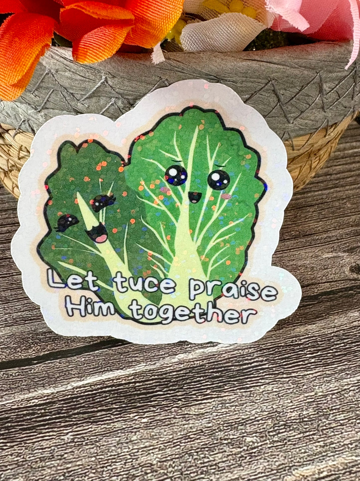 Funny Christian Pun Sticker Pack | Cute Faith Food Stickers | Bible Humor Stickers | Waterproof Christian Gift