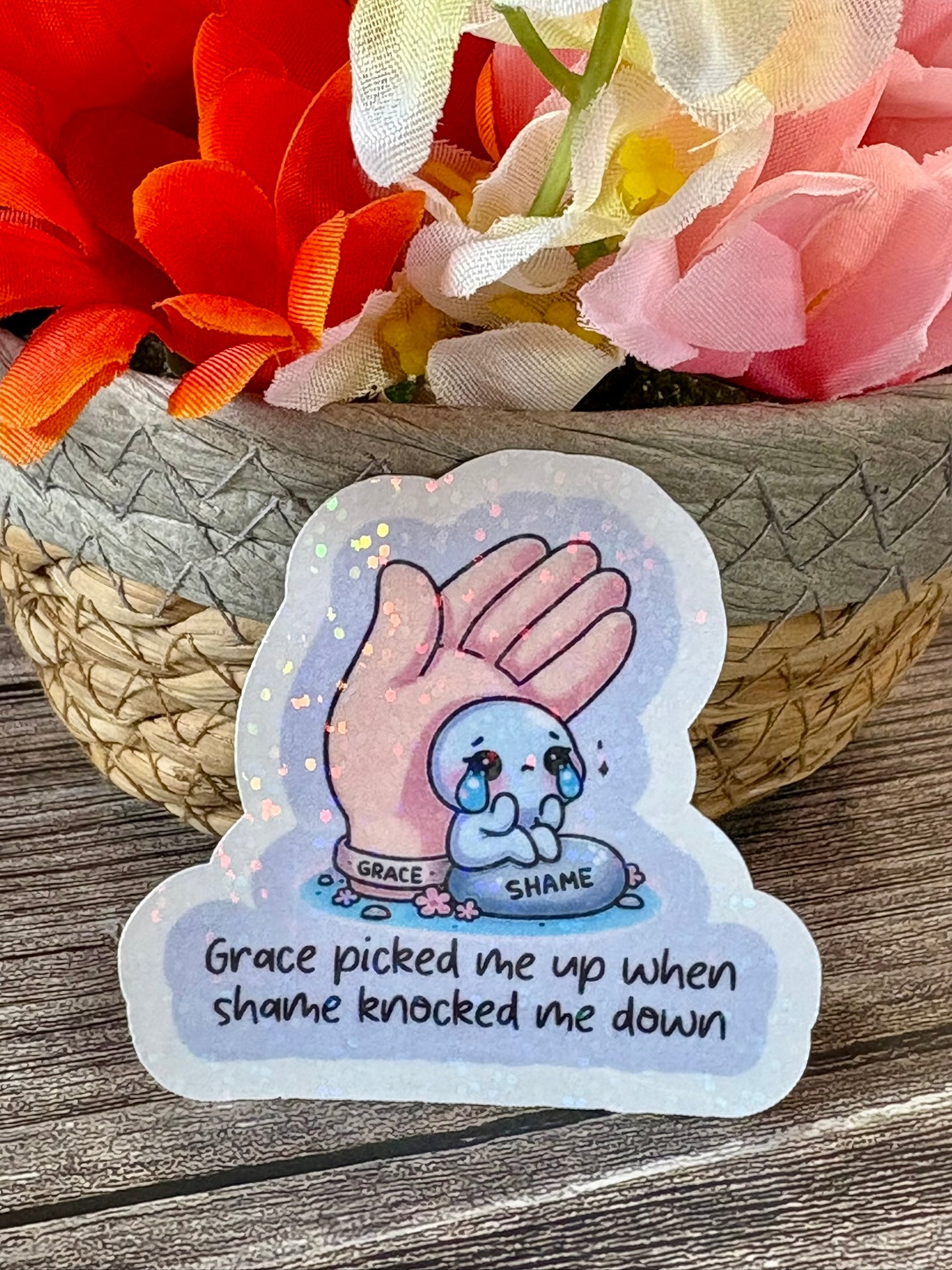 Christian Healing Sticker Pack | Redeemed & Restored Faith Stickers | Bible Encouragement Stickers | Christian Gift