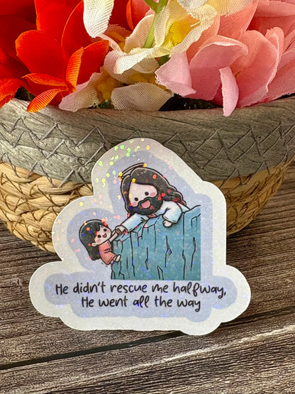 Christian Healing Sticker Pack | Redeemed & Restored Faith Stickers | Bible Encouragement Stickers | Christian Gift