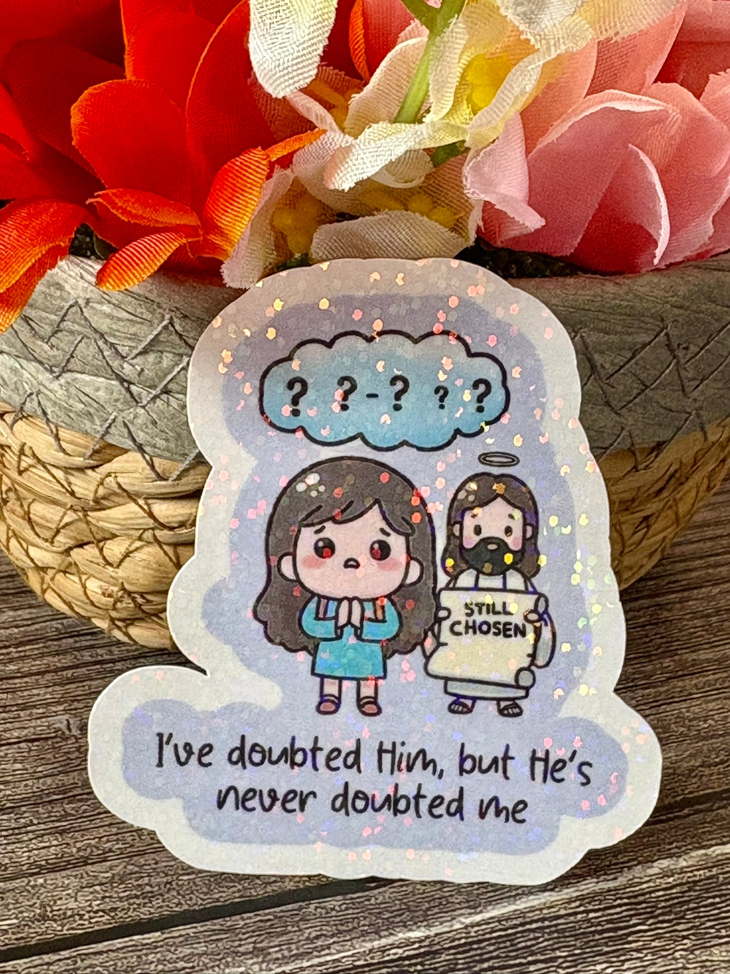 Christian Healing Sticker Pack | Redeemed & Restored Faith Stickers | Bible Encouragement Stickers | Christian Gift