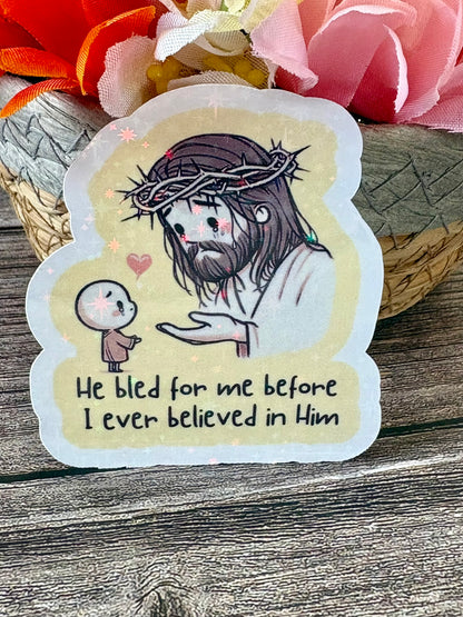 Christian Gospel Sticker Pack | Jesus Salvation Stickers | Redeemed Faith Stickers | Bible Quote Waterproof Stickers