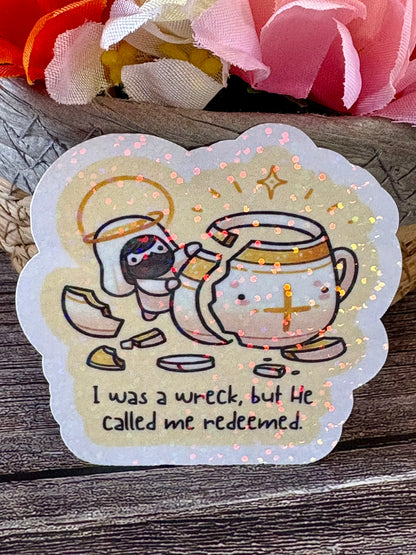Christian Gospel Sticker Pack | Jesus Salvation Stickers | Redeemed Faith Stickers | Bible Quote Waterproof Stickers