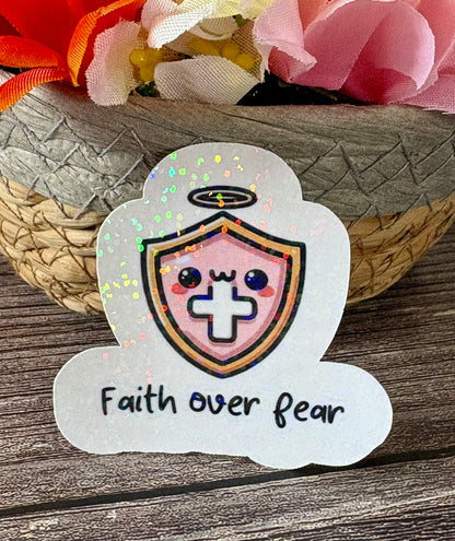 Cute Christian Sticker Pack | Kawaii Faith Stickers | Bible Stickers for Kids & Teens | Waterproof Christian Gift