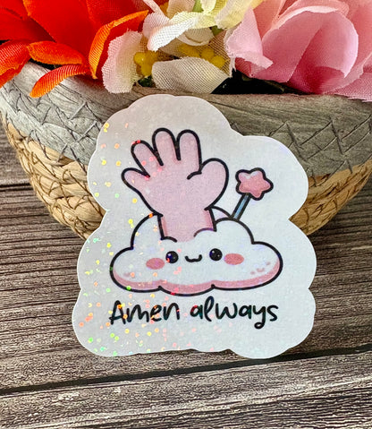 Cute Christian Sticker Pack | Kawaii Faith Stickers | Bible Stickers for Kids & Teens | Waterproof Christian Gift