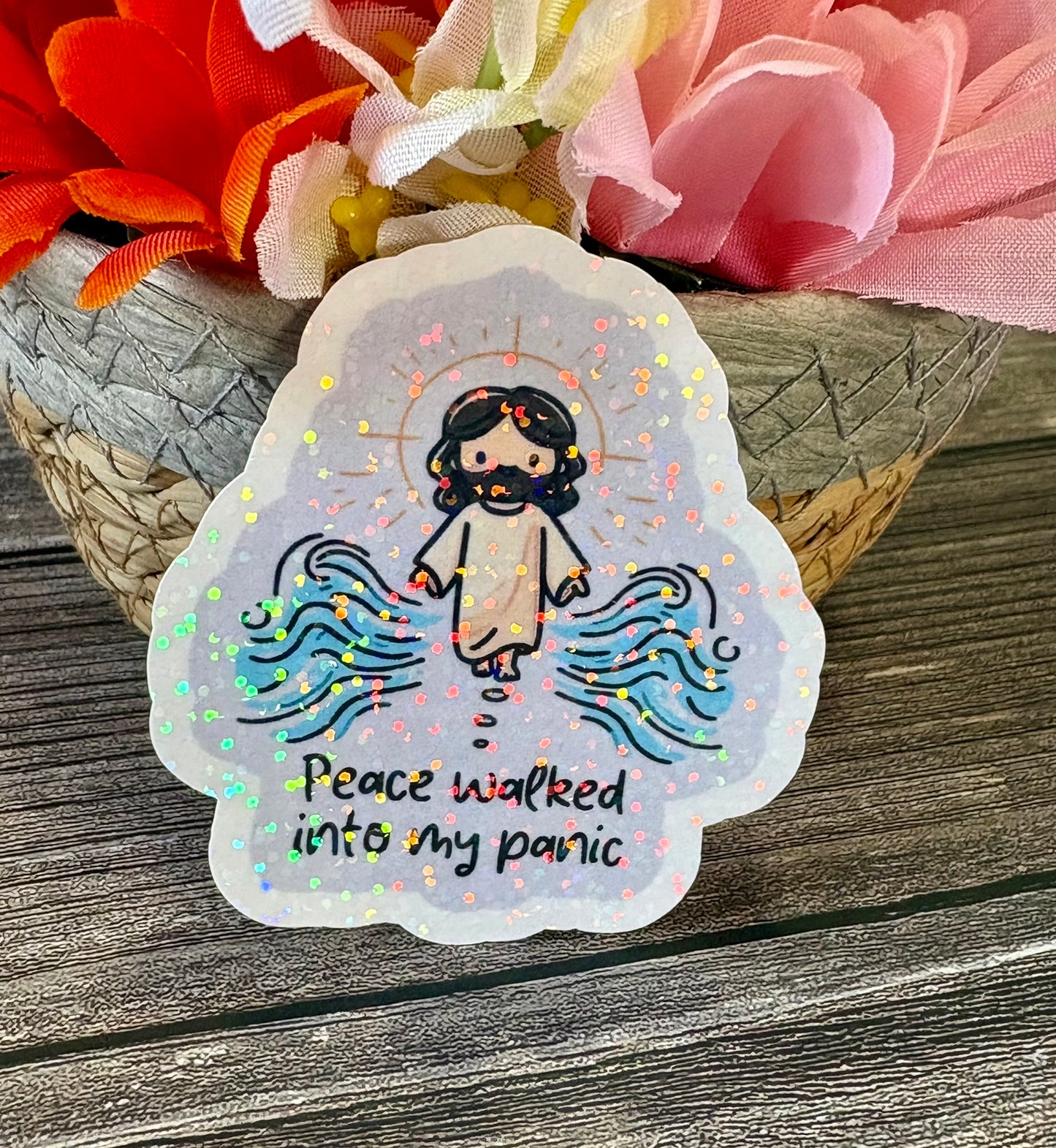 Christian Sticker Pack | Loved & Redeemed Faith Stickers | Bible Encouragement Stickers | Waterproof Christian Gift