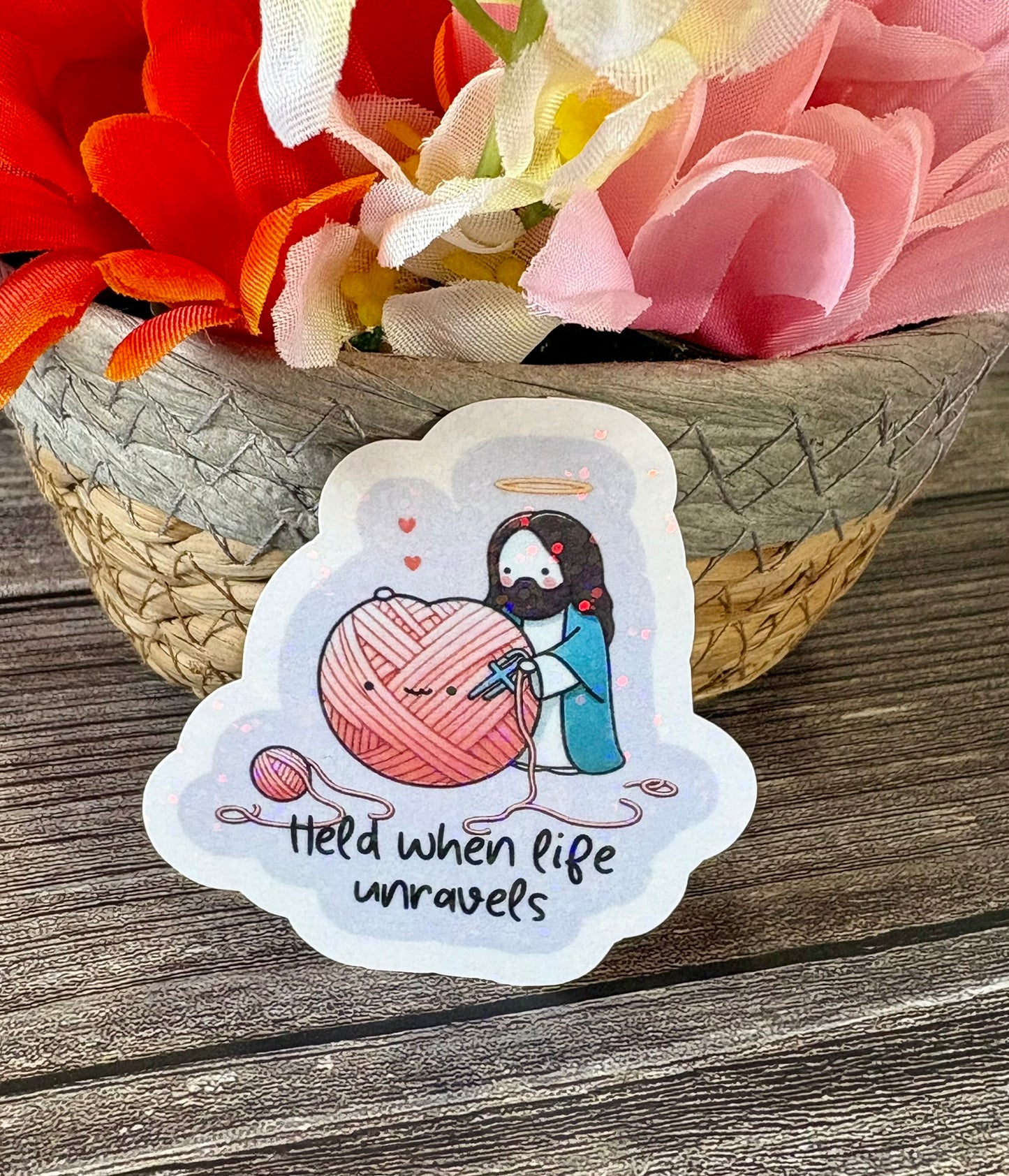 Christian Sticker Pack | Loved & Redeemed Faith Stickers | Bible Encouragement Stickers | Waterproof Christian Gift