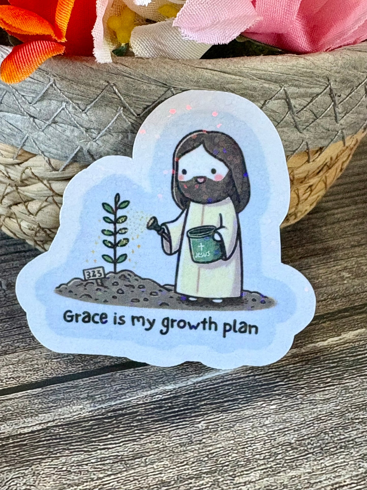 Christian Jesus Sticker Pack | Cute Faith Stickers | Waterproof Inspirational Christian Gift