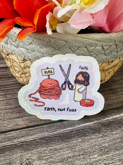 Christian Jesus Sticker Pack | Cute Faith Stickers | Waterproof Inspirational Christian Gift