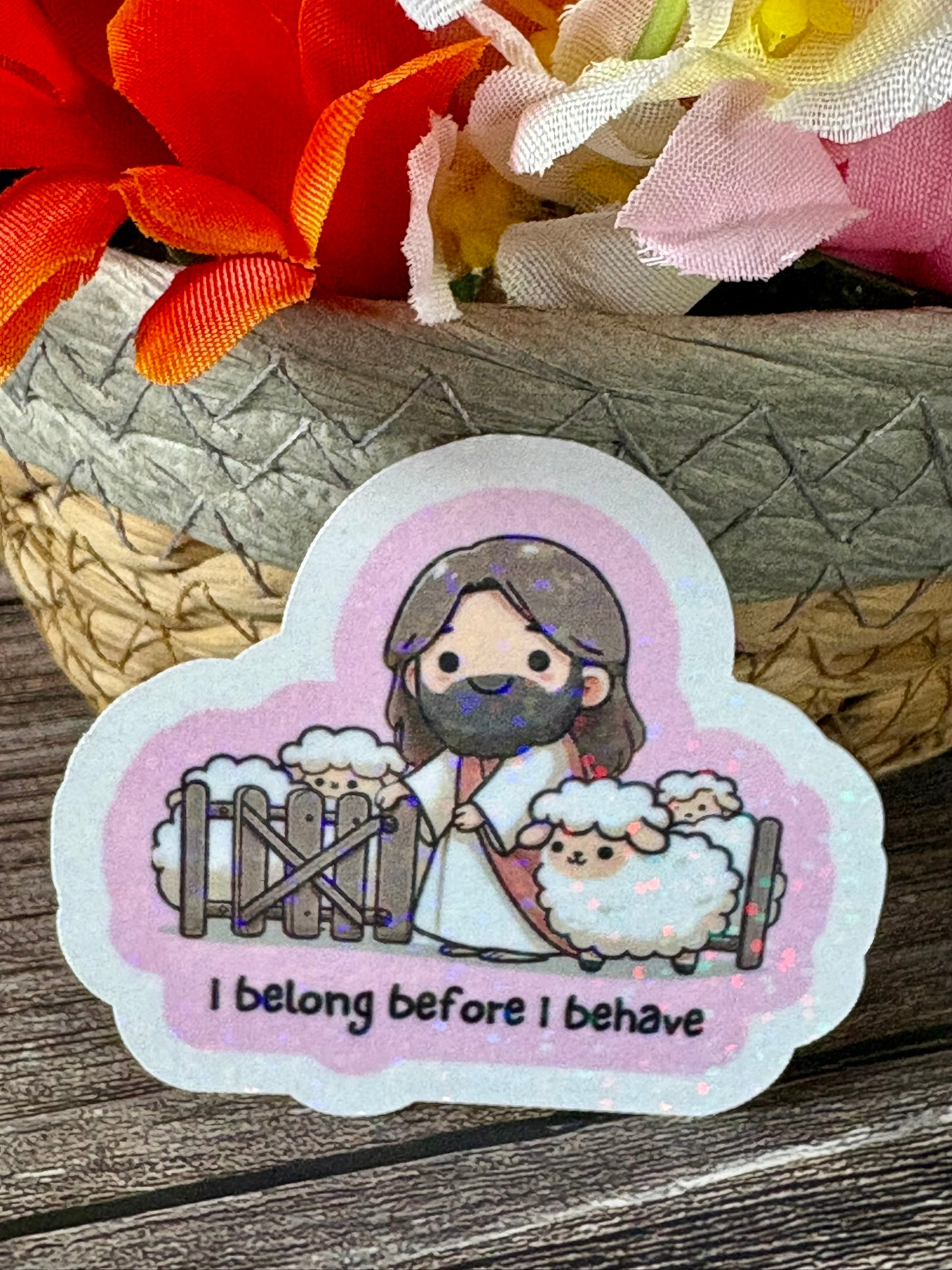 Christian Jesus Sticker Pack | Cute Faith Stickers | Waterproof Inspirational Christian Gift