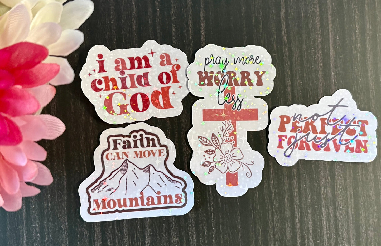 BOHO Sticker Pack | Christian Faith Stickers | Inspirational Scripture Stickers | Waterproof Aesthetic Christian Gift